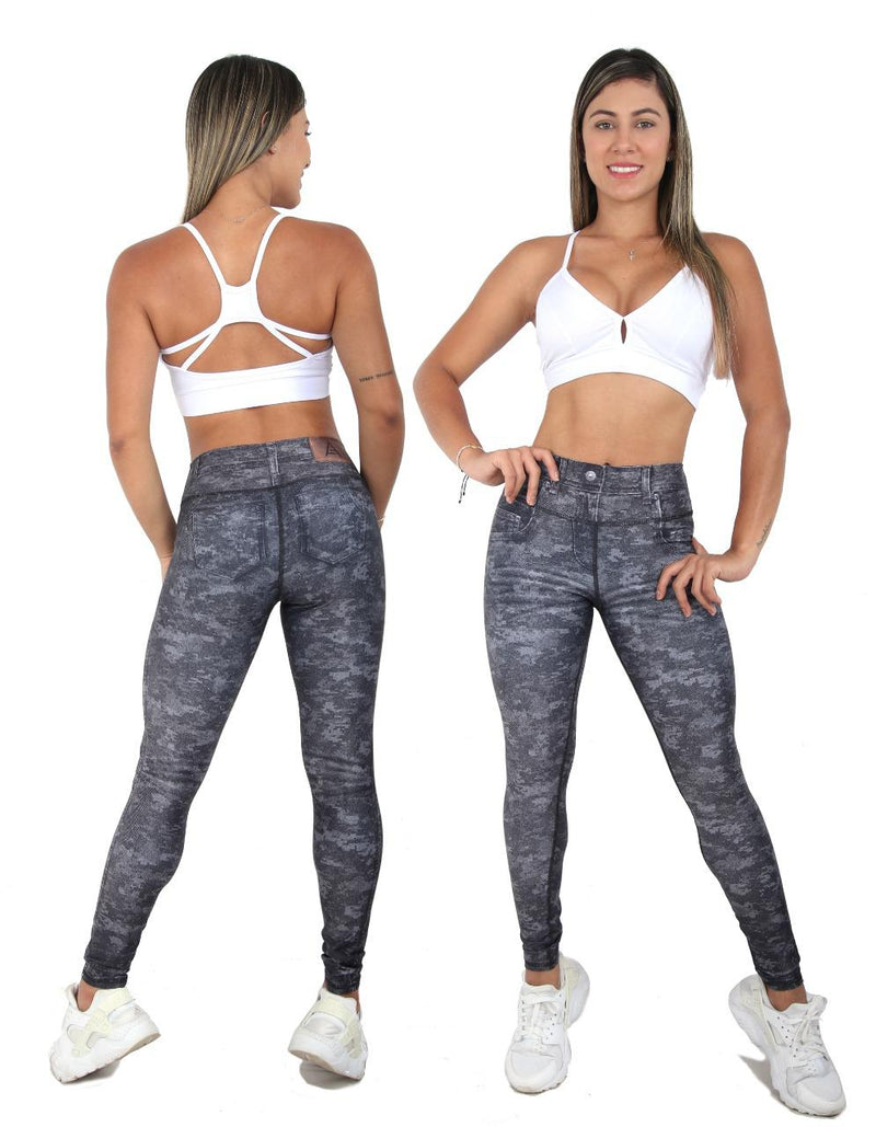 Sublime Jeggings Set - White and Grey BumBum