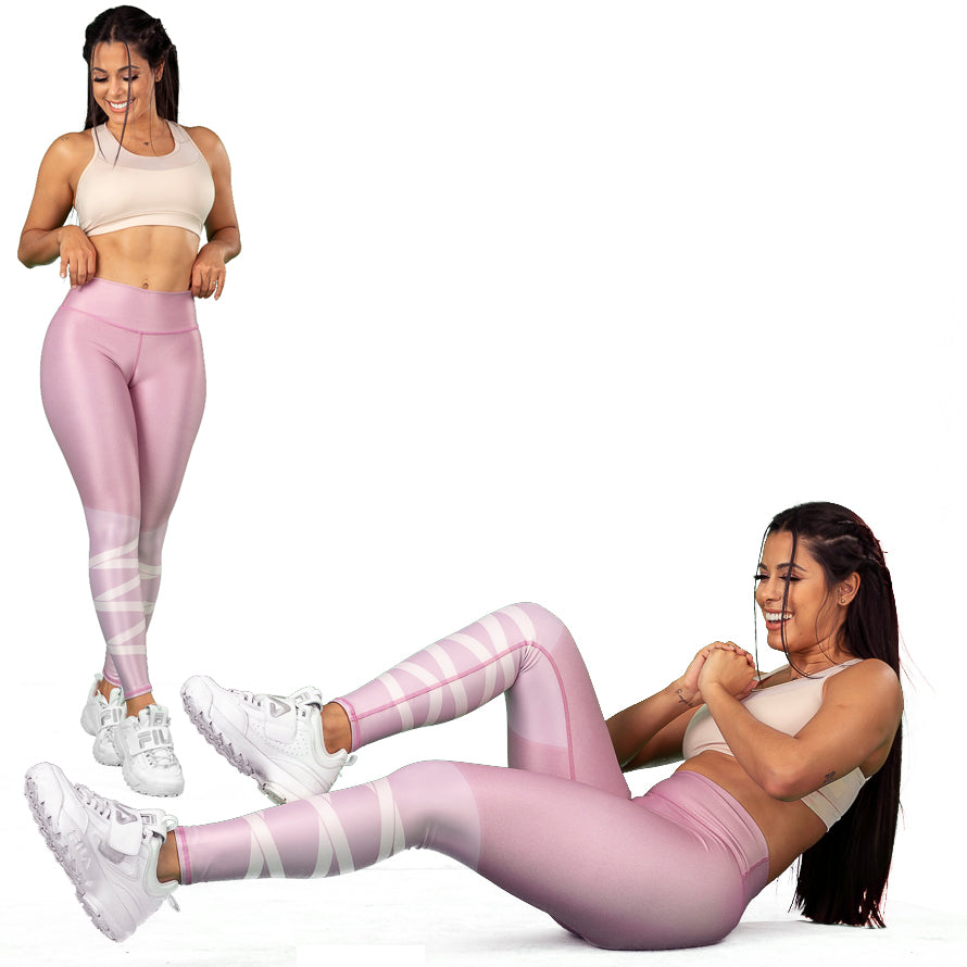 Sublime Set - Ballerina Pink Pant with Beige Top