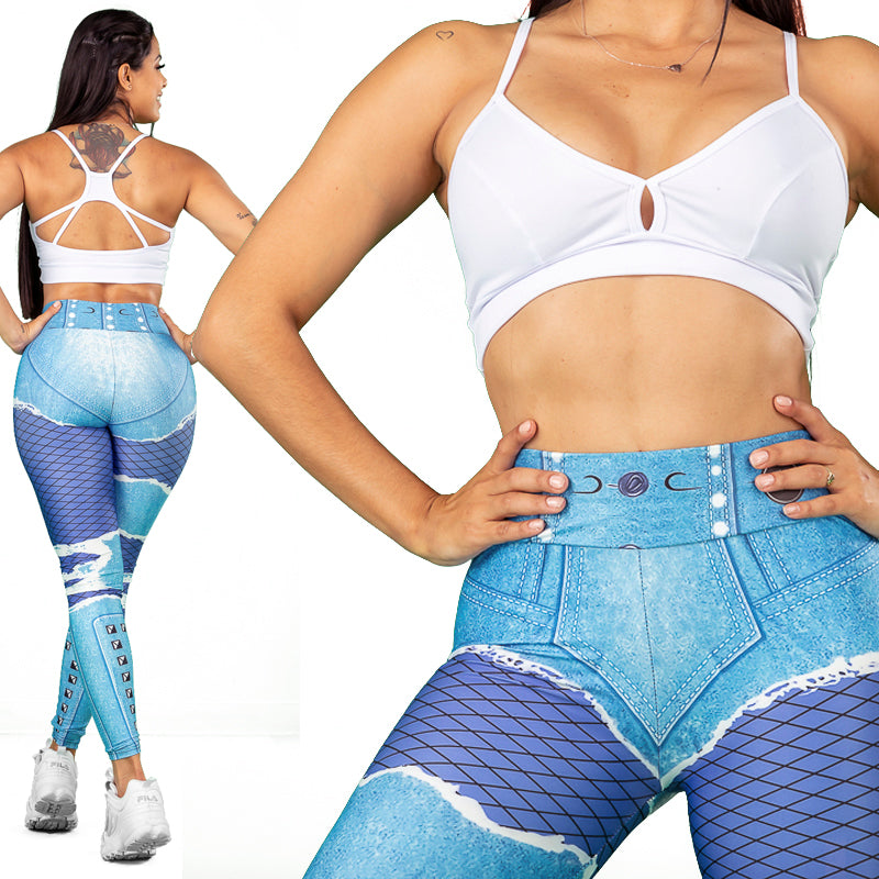 Sublime Jeggings Set - Blue Scrapbook