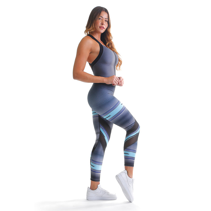 BumBum Macaco - Asymmetric Grey and Blue