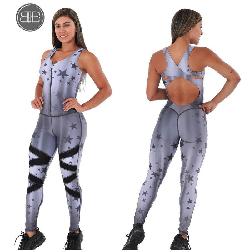 Gray Star Jumpsuit