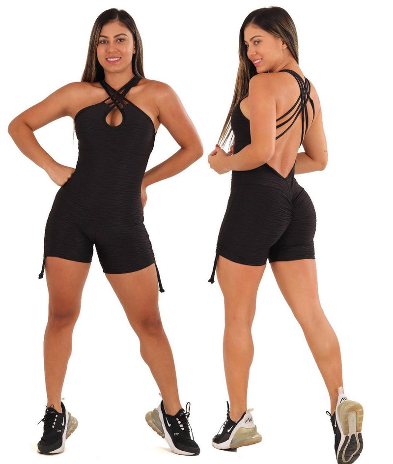 Brazilian Texturized Short Jumpsuit – Bumbumsport